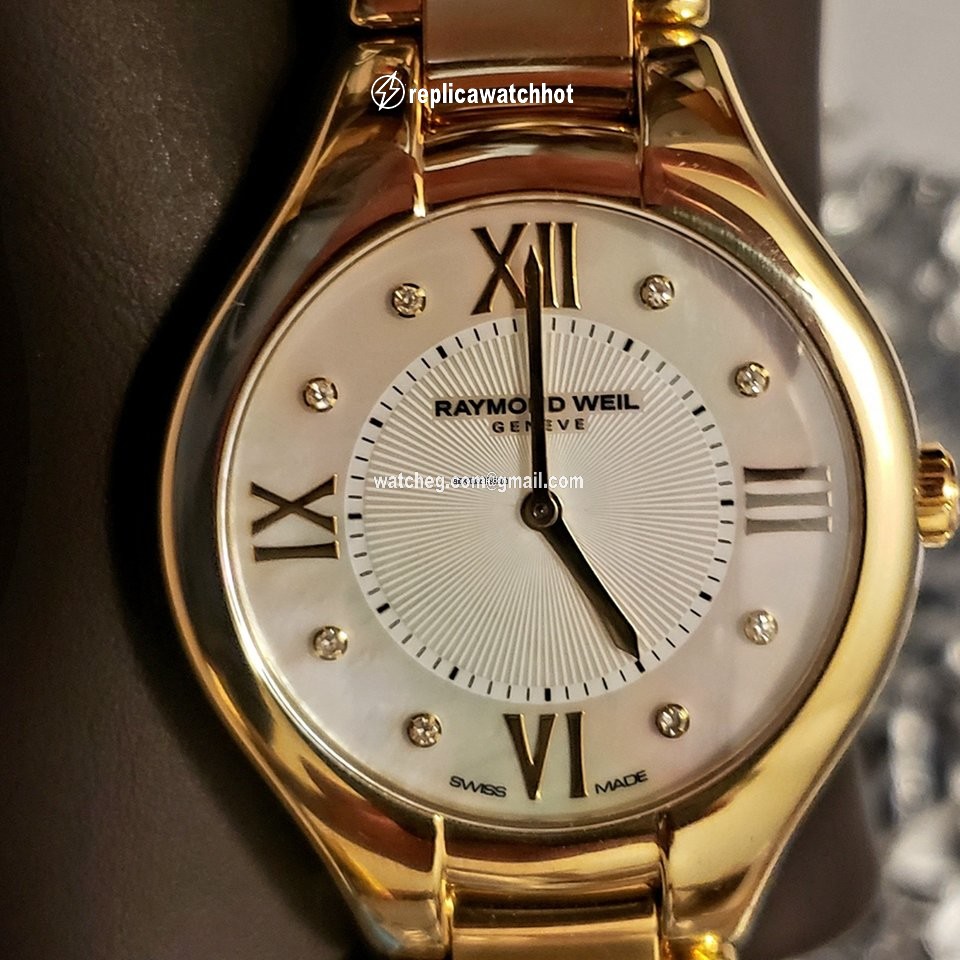 Raymond Weil Noemia Womens watch Quartz Gold Steel 5136-P-00995
