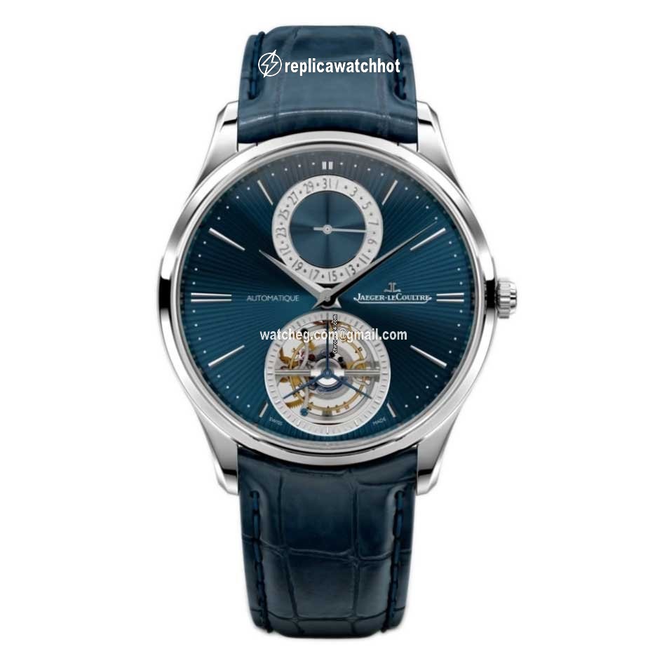 Jaeger-LeCoultre Master Ultra Thin Tourbillion Mens watch Unisex Automatic White gold Q13234E1