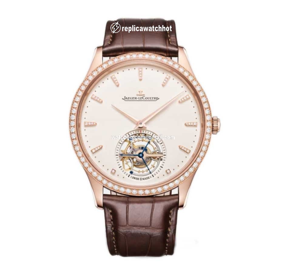 Jaeger-LeCoultre Master Ultra Thin Tourbillion Mens watch Unisex Automatic Rose gold Q1682401