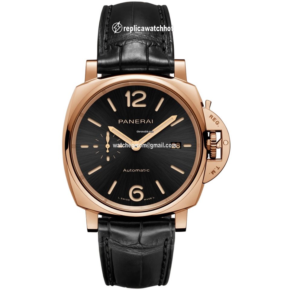 Panerai Mens watch Unisex Automatic Rose gold PAM 01041