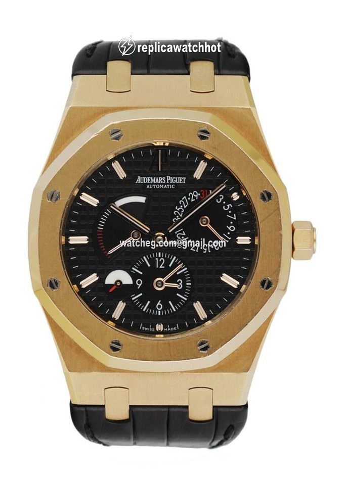 Audemars Piguet Royal Oak Dual Time Mens watch Unisex Automatic Rose gold 26120OR.OO.D088CR.01