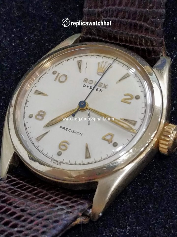 Rolex Oyster Precision Mens watch Unisex Yellow gold Manual winding 6022