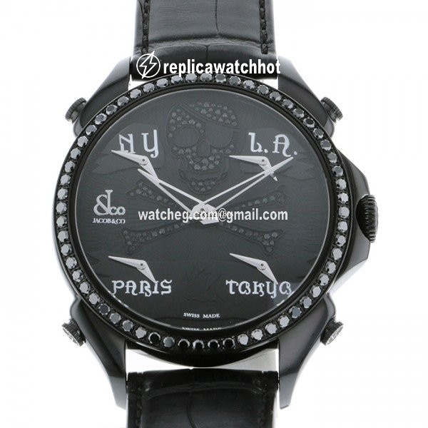 Jacob & Co. Quartz Steel JC-BPLPRBKD-BKD