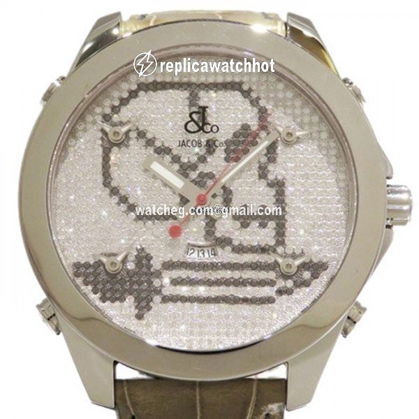 Jacob & Co. Quartz Steel JC-SKULL3