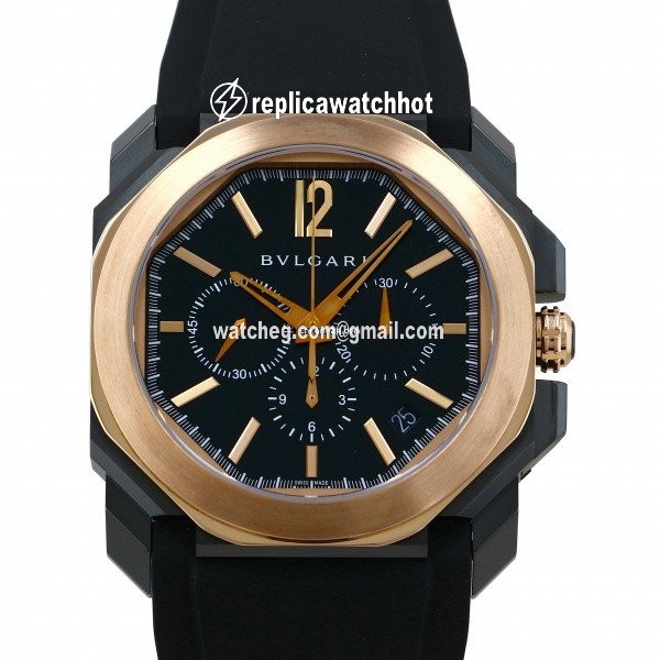 Bulgari Octo Automatic Gold Steel BGOP41SGCH