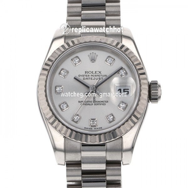 Rolex Lady-Datejust White gold Automatic 179179G