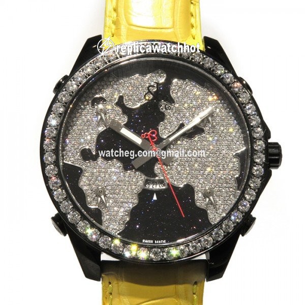 Jacob & Co. Five Time Zone Quartz Steel JC-47STBD