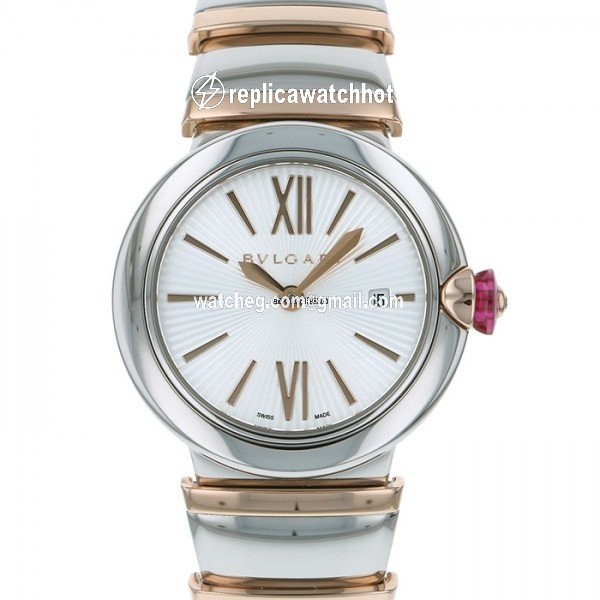 Bulgari Lucea Quartz Gold Steel LU28C6SSPGD