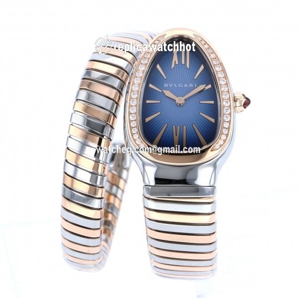 Bulgari Serpenti Quartz Gold Steel SP35C3SPGD.1T