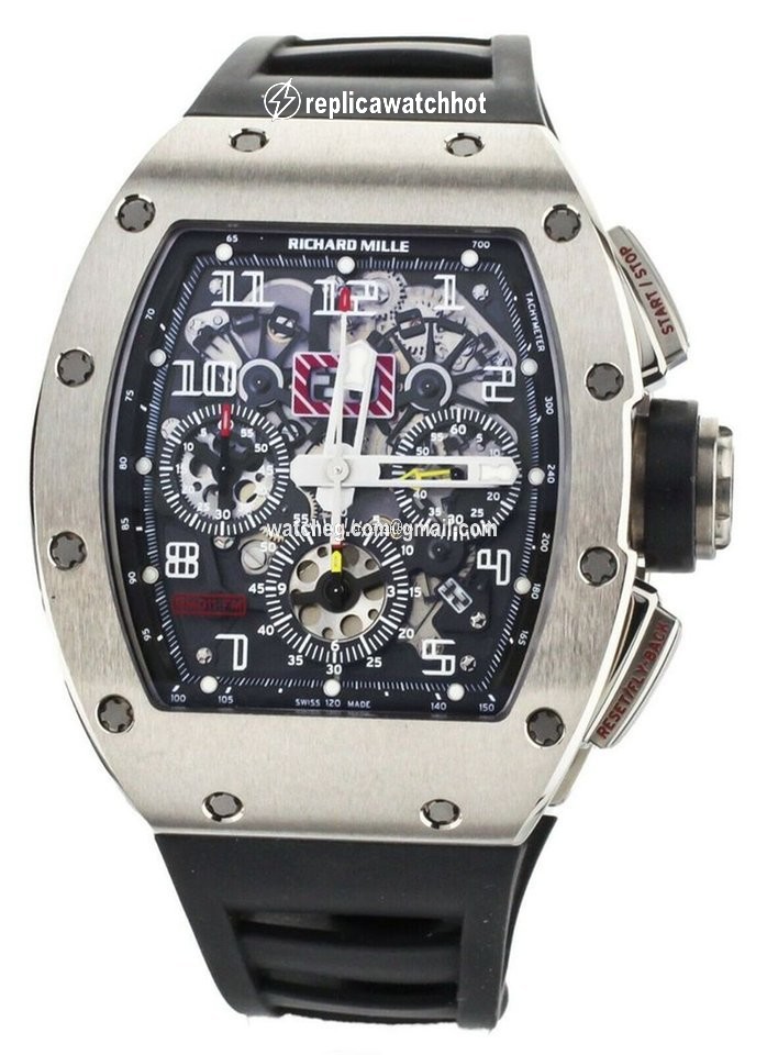 Richard Mille RM 011 Mens watch Unisex Automatic White gold RM11-FM