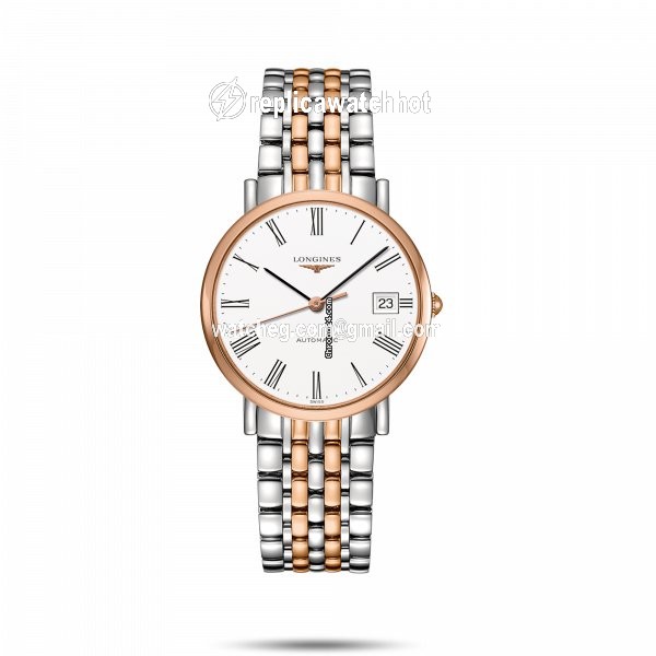 Longines Elegant Automatic Gold Steel L4.810.5.11.7