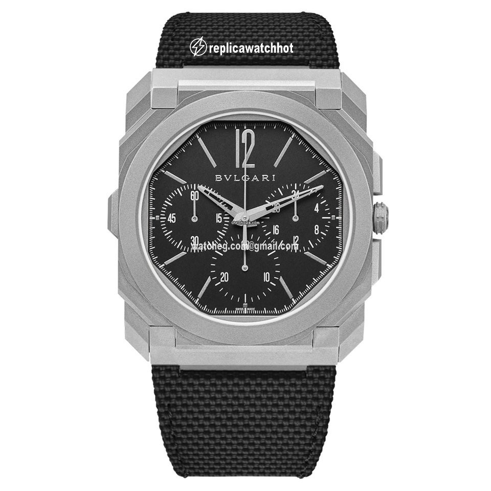 Bulgari Octo Mens watch Unisex Automatic Titanium 103371 BGO42BTLXTCHGMT