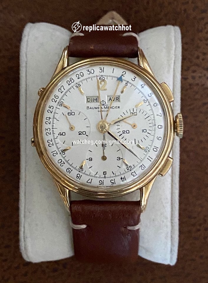 Baume & Mercier Mens watch Unisex Manual winding Yellow gold 3902