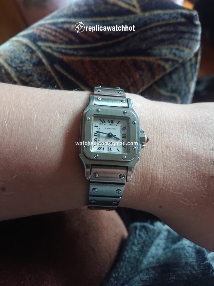 Cartier Santos Mens watch Unisex Automatic Steel 1552