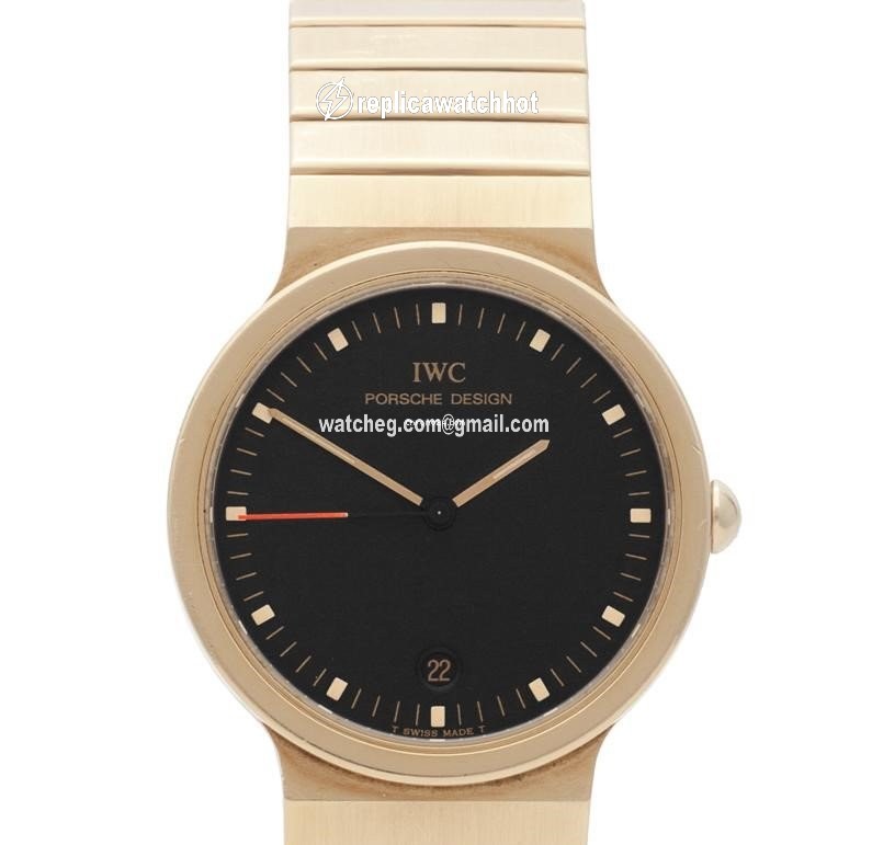 Porsche Design Flat Six Womens watch Quartz Yellow gold IWC 9635-001