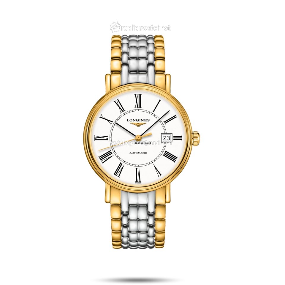 Longines Presence Mens watch Unisex Automatic Gold Steel L4.922.2.11.7