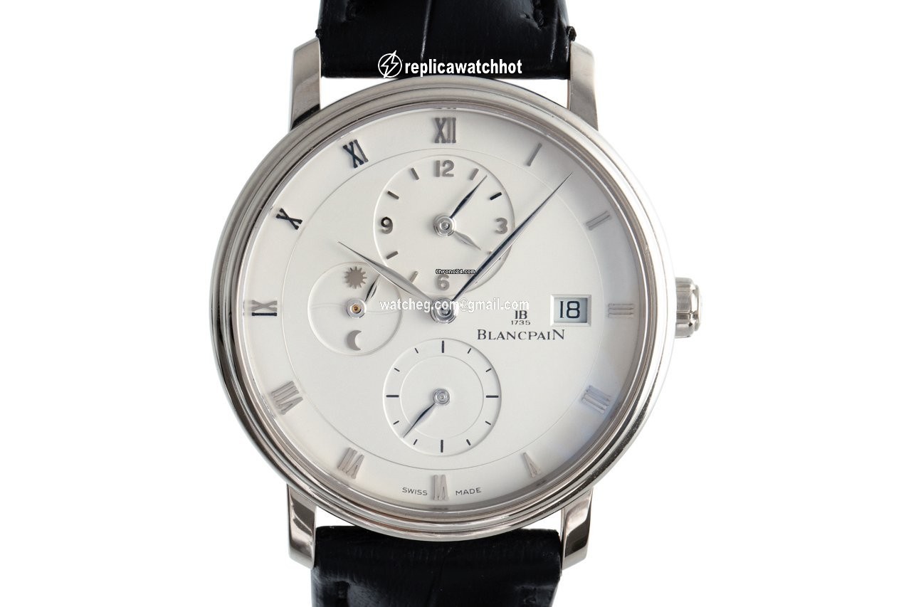 Blancpain Villeret Mens watch Unisex Automatic White gold 6260-1542