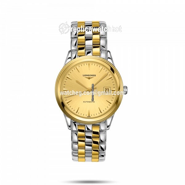 Longines Flagship Mens watch Unisex Automatic Gold Steel L4.974.3.32.7