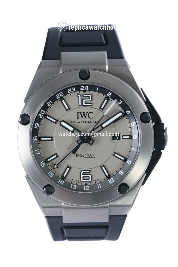 IWC Ingenieur Dual Time Mens watch Unisex Automatic Titanium IW3264-03