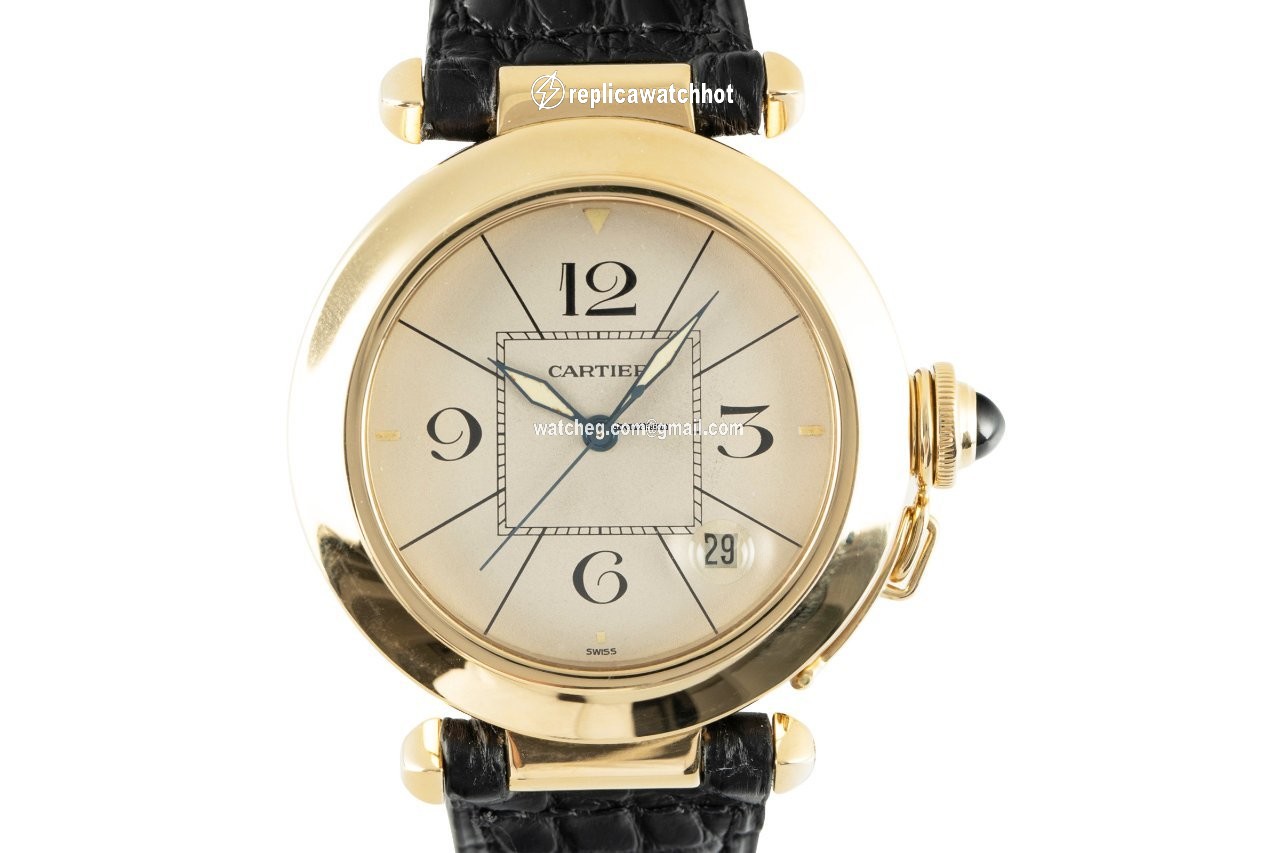 Cartier Pasha Mens watch Unisex Automatic Yellow gold 1990