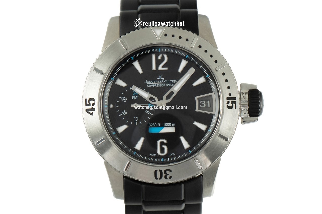 Jaeger-LeCoultre Master Compressor Diving GMT Mens watch Unisex Automatic Titanium Q187T670
