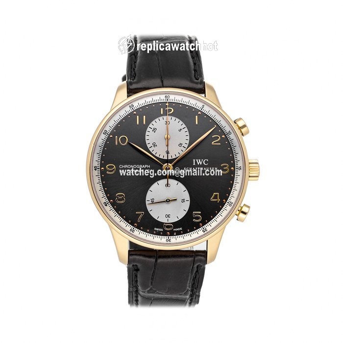 IWC Portuguese Chronograph Mens watch Unisex Automatic Rose gold IW3714-33