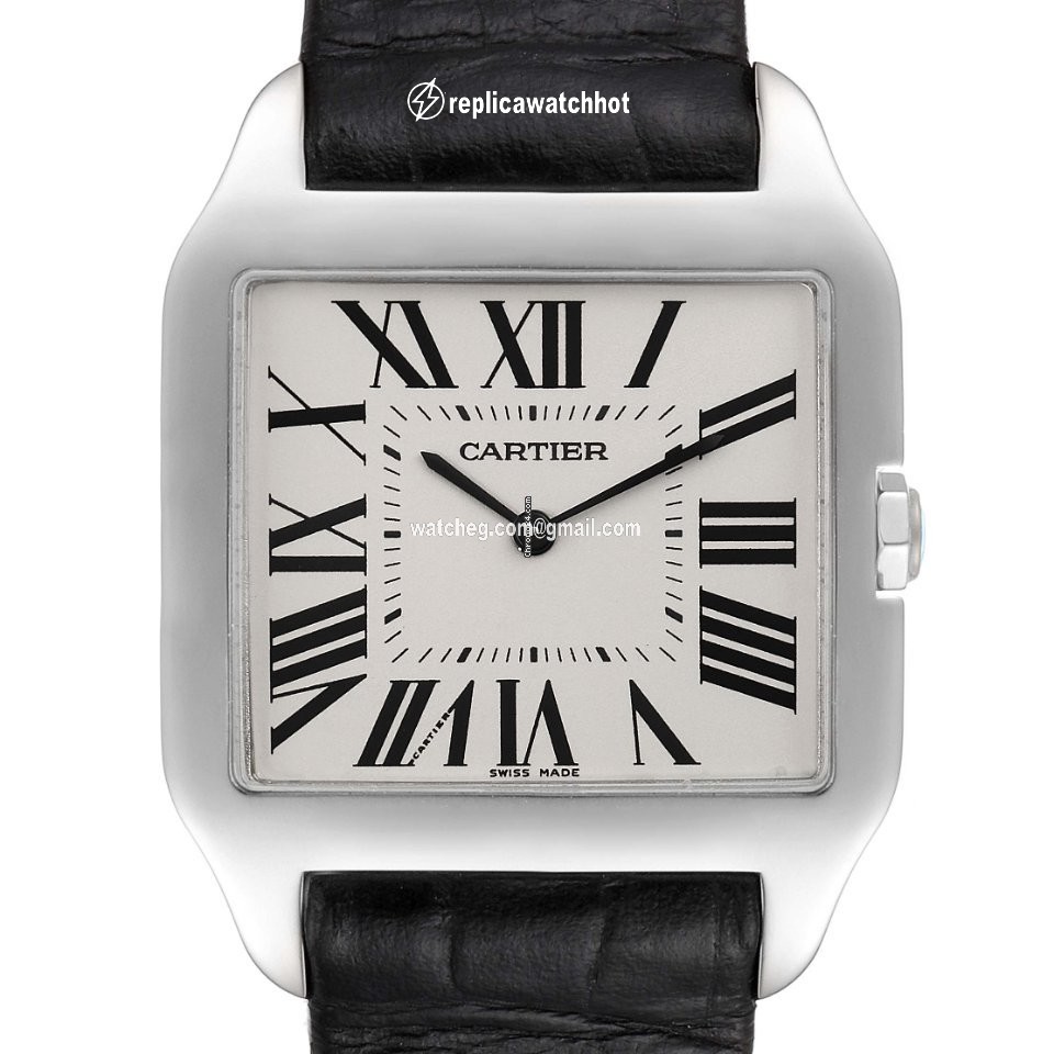 Cartier Santos Dumont Mens watch Unisex Manual winding White gold W2007051