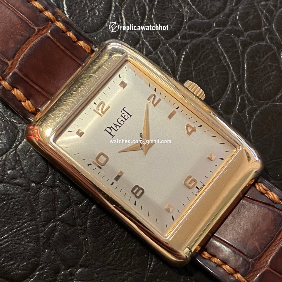Piaget Mens watch Unisex Manual winding Rose gold 9952