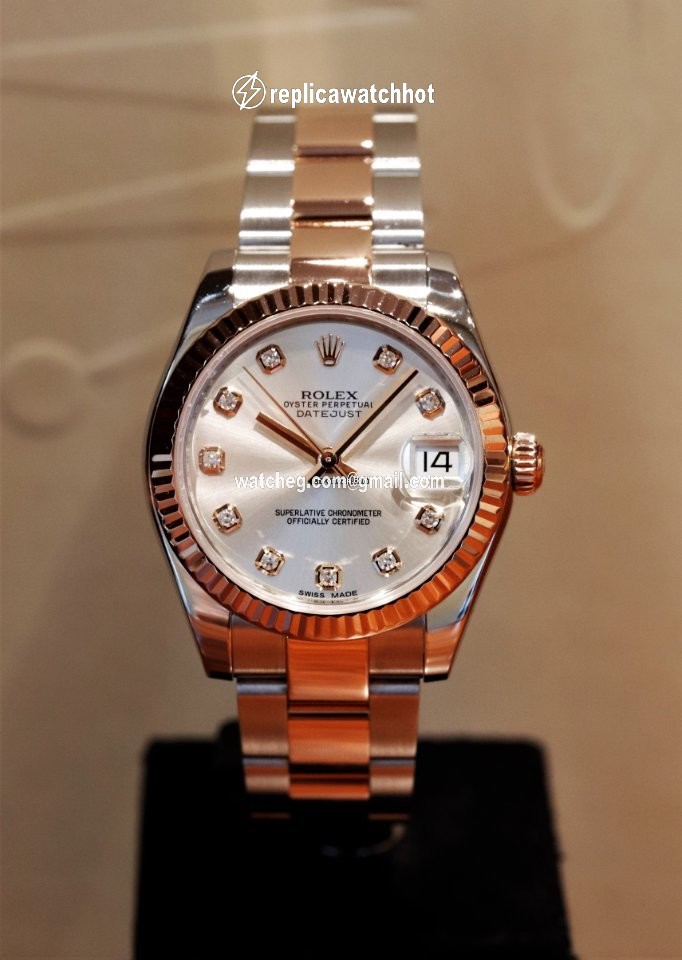 Rolex Datejust 31 Womens watch Rose gold Automatic 178271 Ivory G