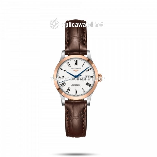 Longines Record Mens watch Unisex Automatic Gold Steel L2.321.5.11.2