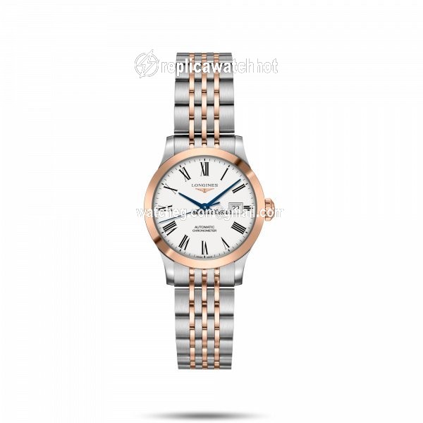 Longines Record Womens watch Automatic Gold Steel L2.321.5.11.7