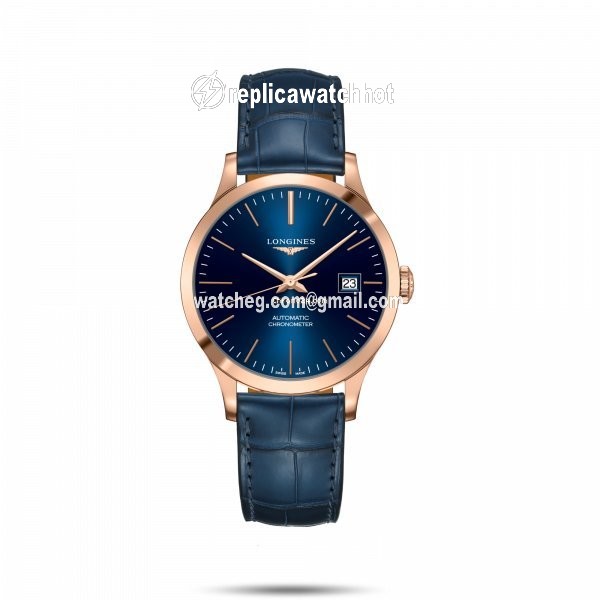 Longines Record Mens watch Unisex Automatic Red gold L2.820.8.92.2