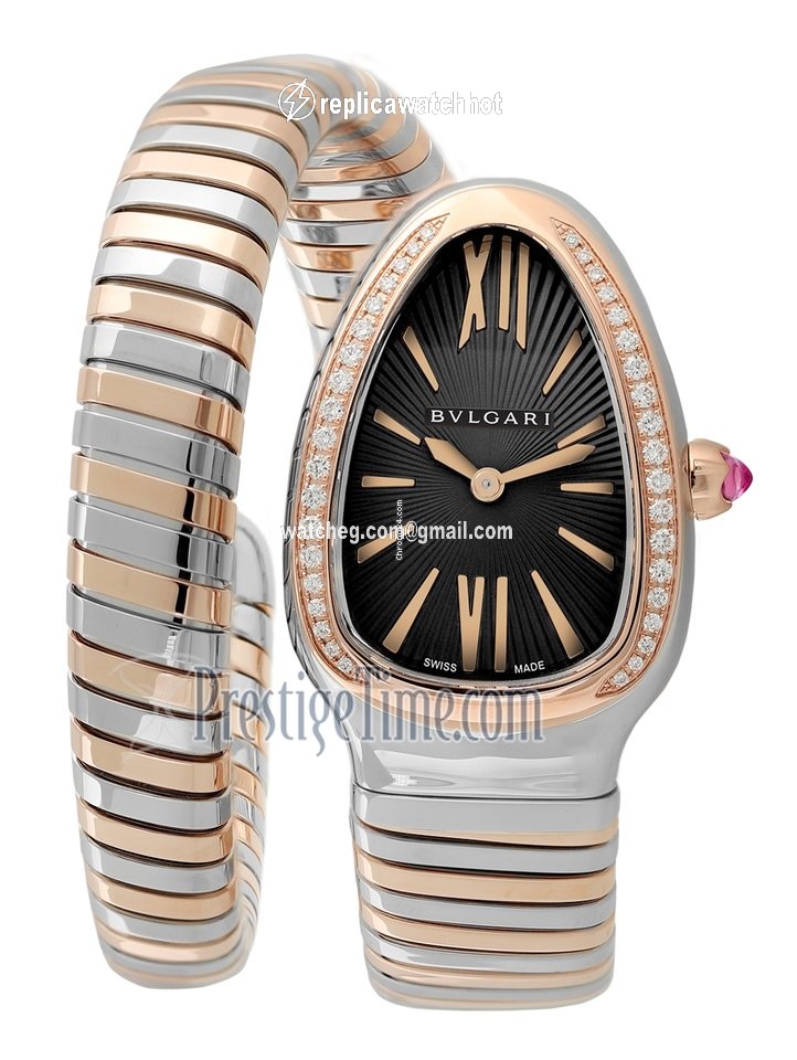 Bulgari Serpenti Womens watch Quartz Gold Steel 102098 sp35bspgd.1t