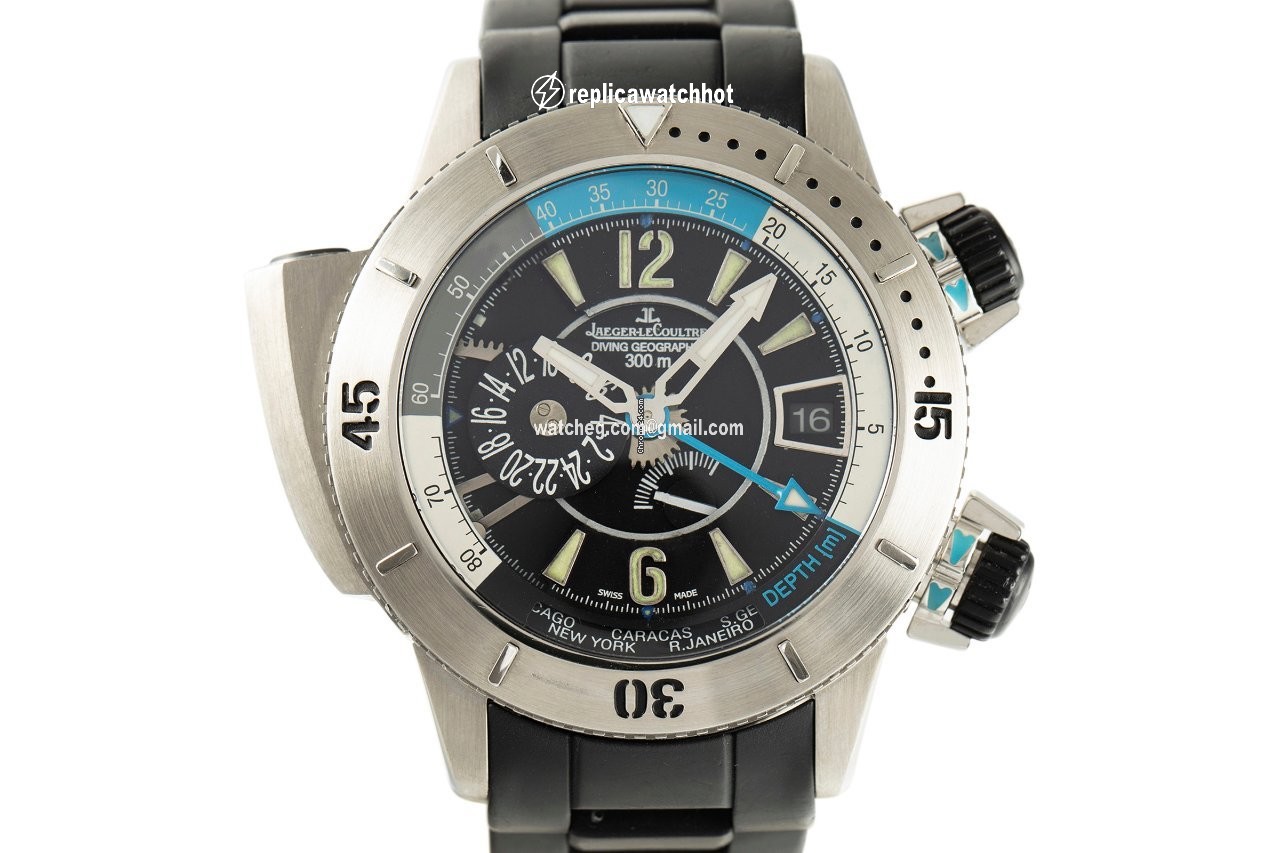 Jaeger-LeCoultre Master Compressor Diving Pro Geographic Mens watch Unisex Automatic Titanium 159.T.39