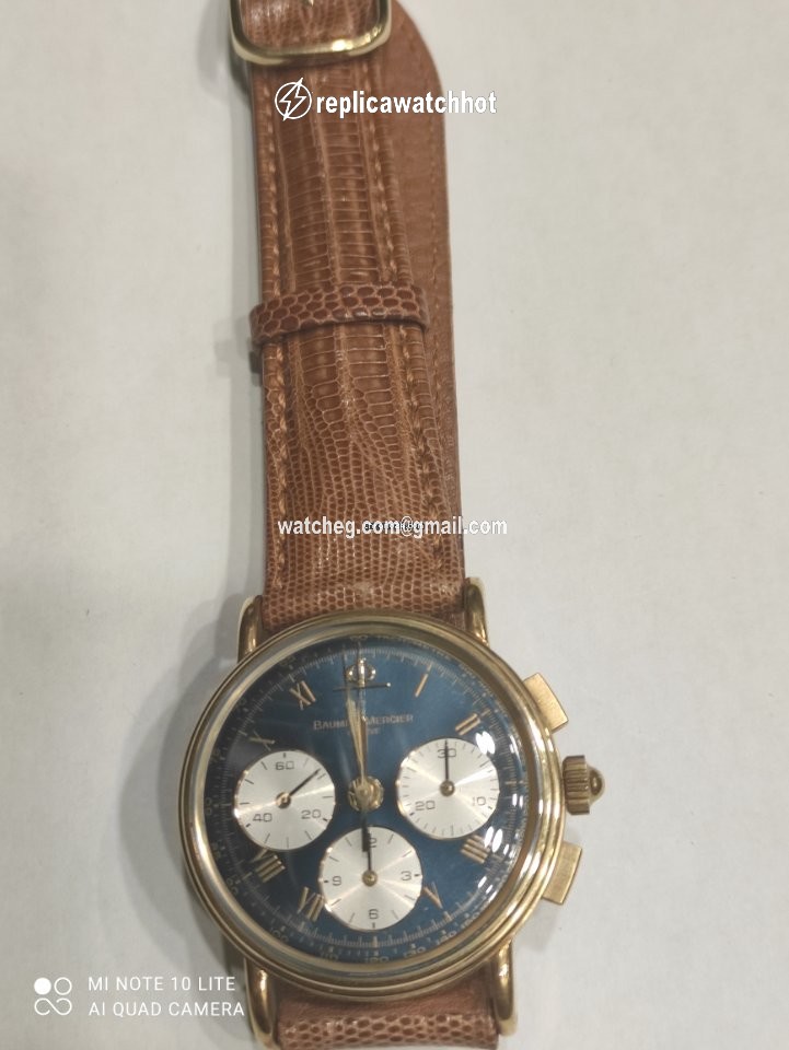 Baume & Mercier Mens watch Unisex Manual winding Yellow gold 6101.099.2111729
