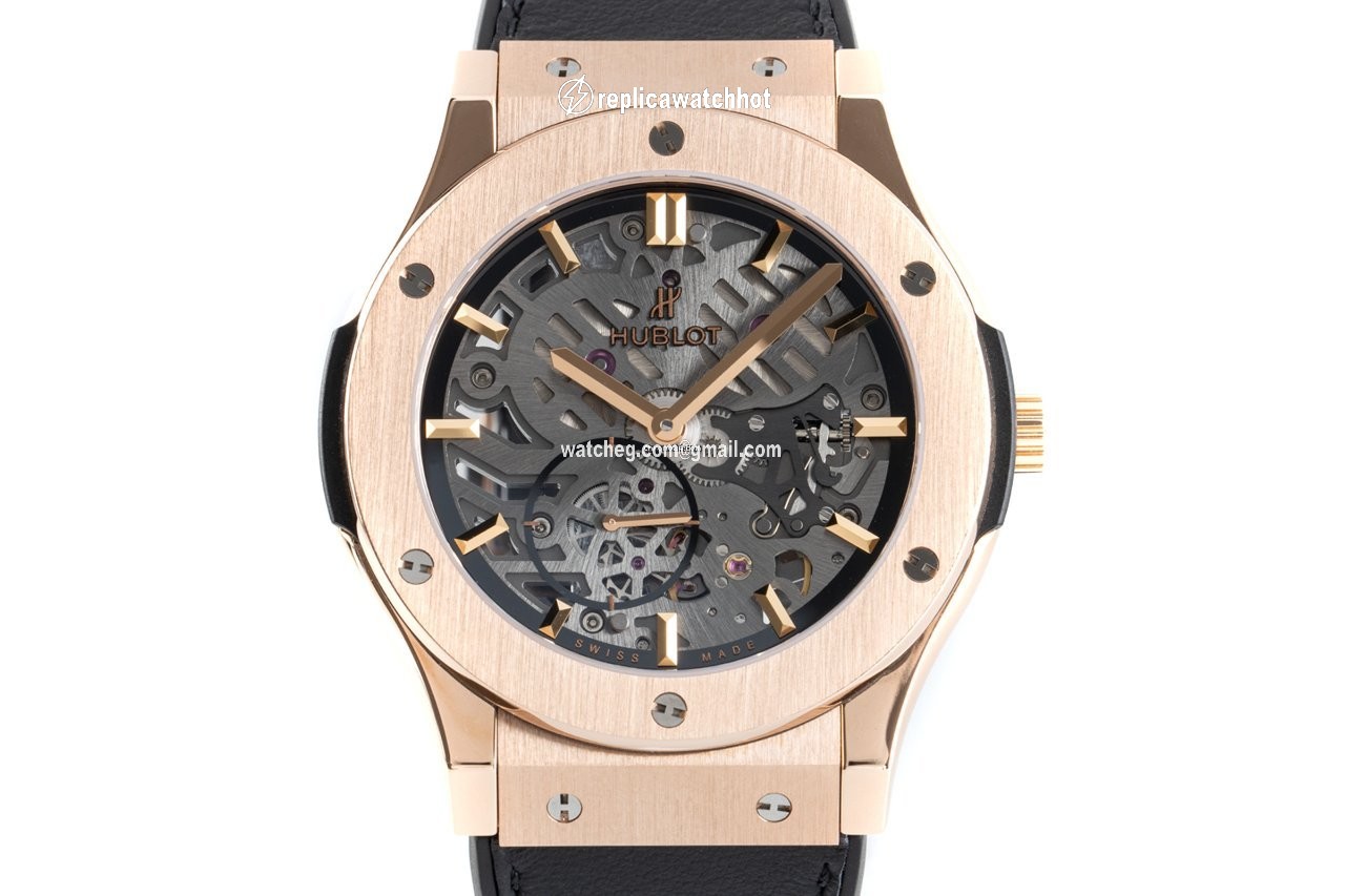 Hublot Classic Fusion Ultra-Thin Mens watch Unisex Manual winding Yellow gold 515.OX.0180.LR