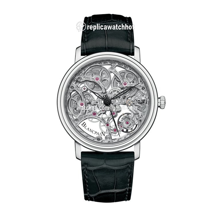 Blancpain Villeret Mens watch Unisex Manual winding White gold 6633 1500 55B