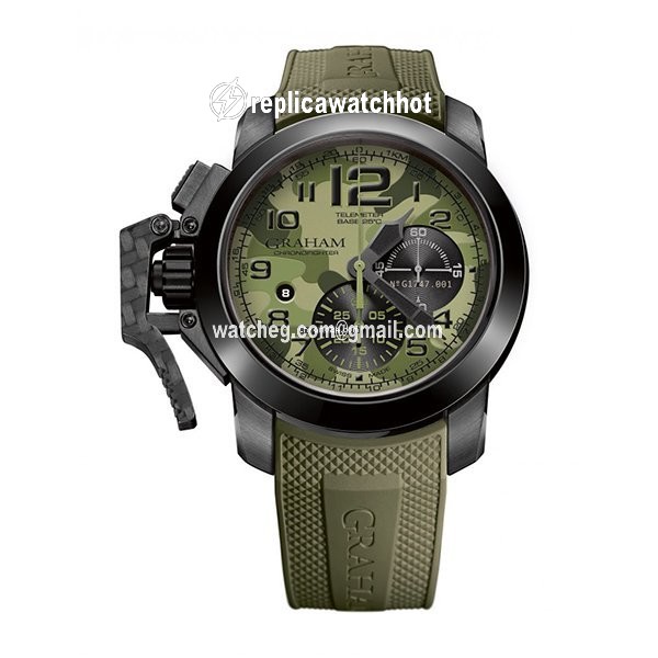 Graham Chronofighter Oversize Mens watch Unisex Automatic Steel 2CCAU.G02A.K94N