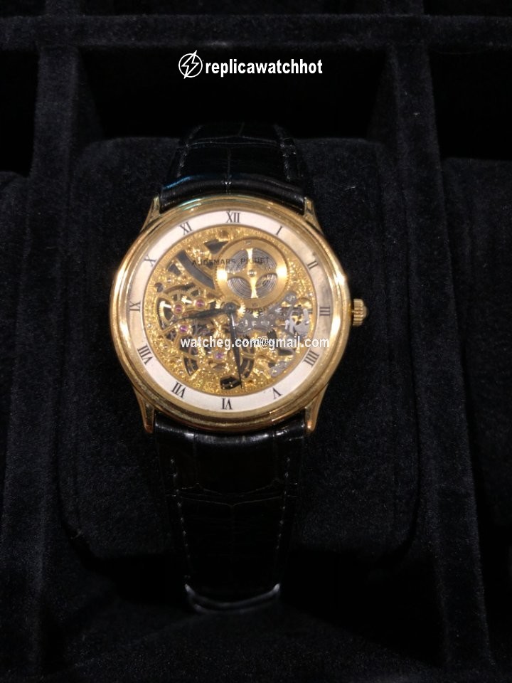 Audemars Piguet Mens watch Unisex Manual winding Yellow gold 14389BA