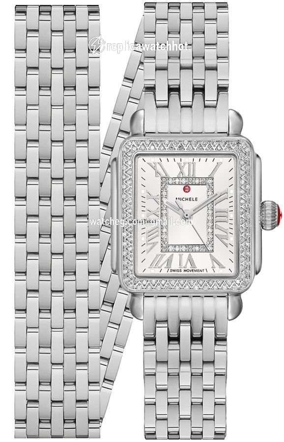Michele Deco Womens watch Quartz Steel MWW06D000162