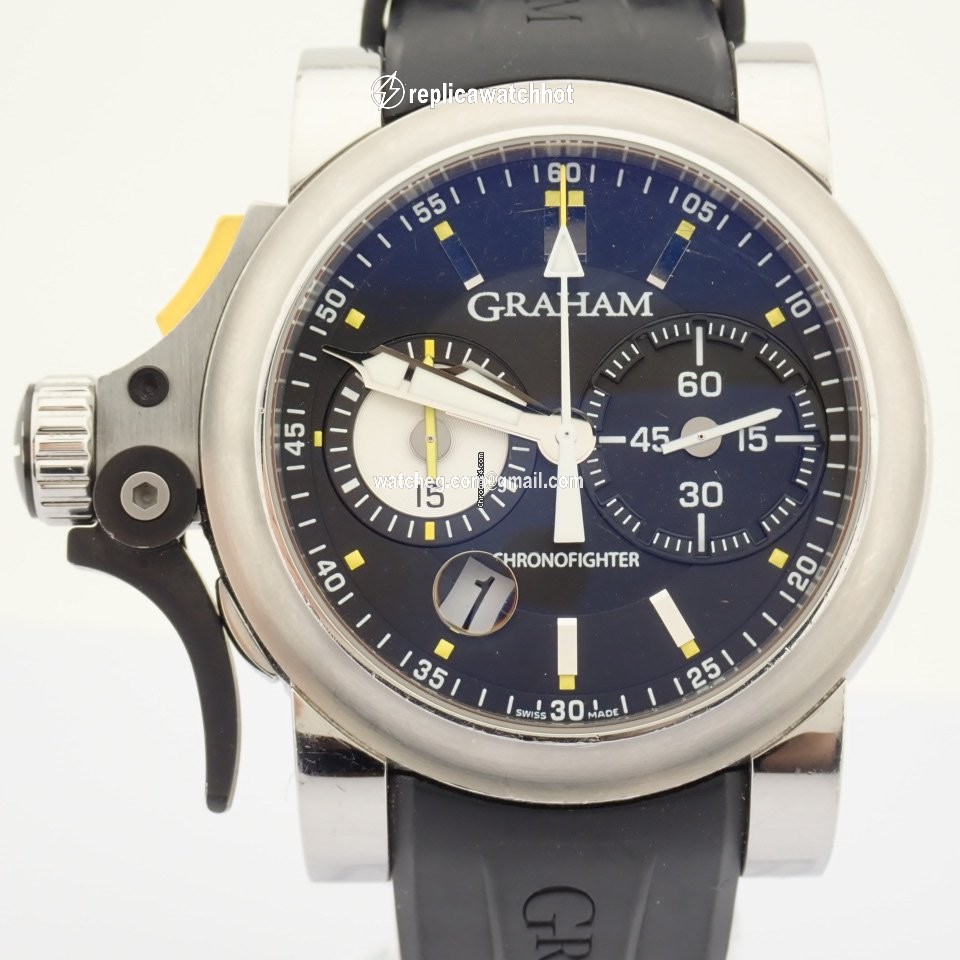Graham Chronofighter R.A.C. Mens watch Unisex Automatic Steel 2TRAS.B01A
