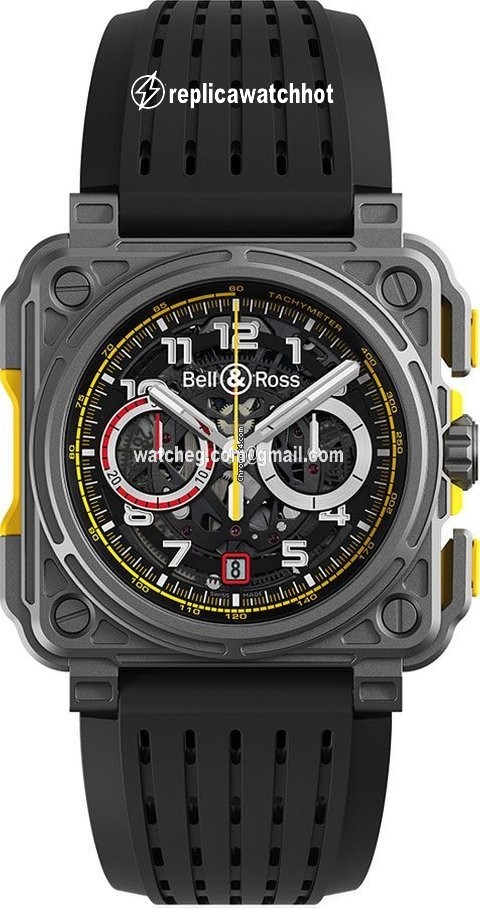 Bell & Ross BR-X1 Mens watch Unisex Automatic Titanium BR-X1-RS18