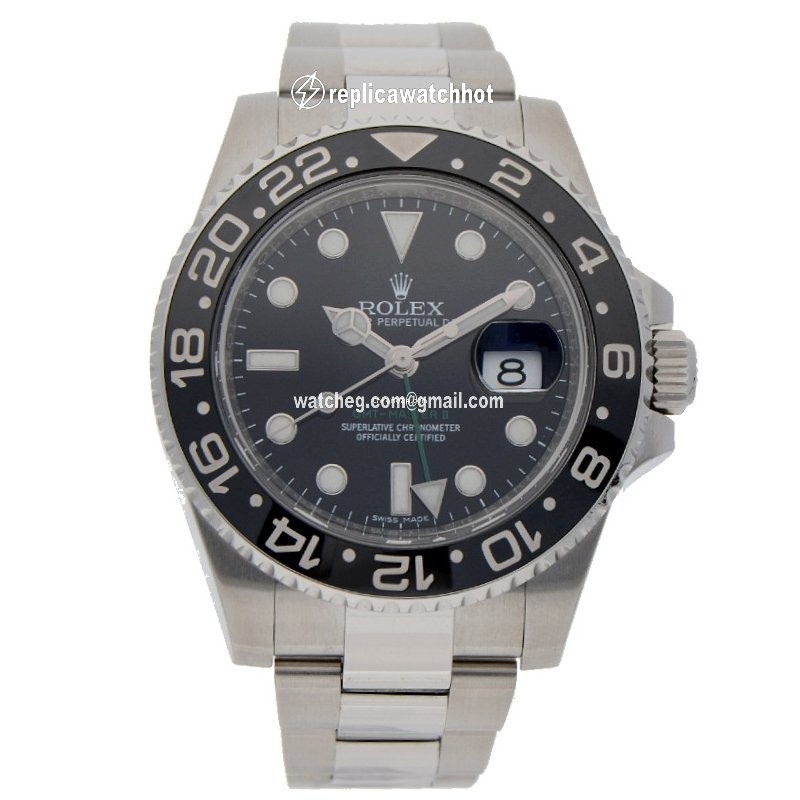Rolex GMT-Master II Mens watch Unisex Steel Automatic 116710LN