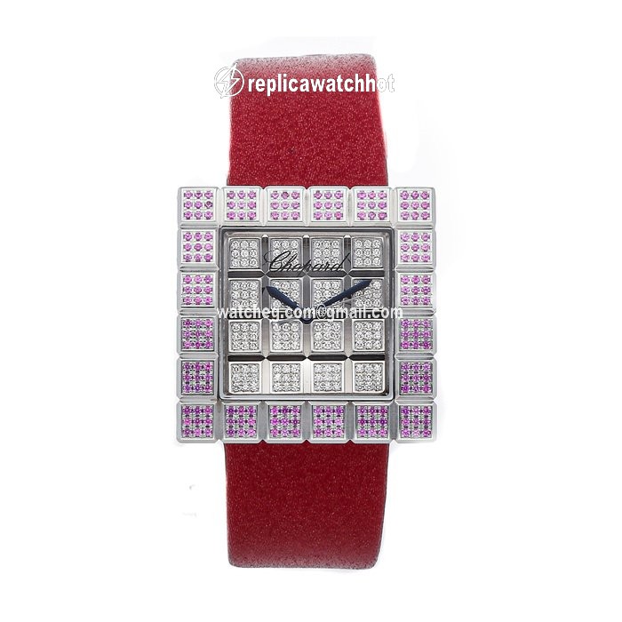 Chopard Ice Cube Womens watch Quartz White gold 13 6858 8-42