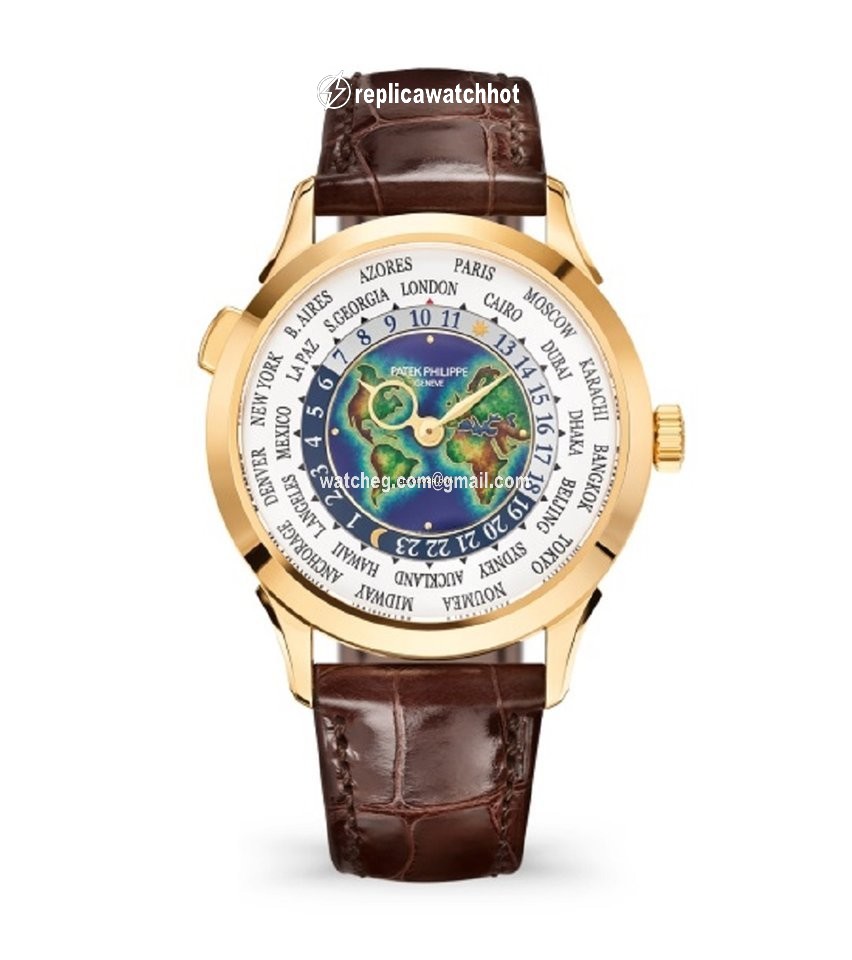 Patek Philippe World Time Mens watch Unisex Automatic Yellow gold 5231J-001