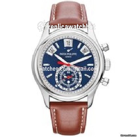 Patek Philippe Annual Calendar Chronograph Mens watch Unisex Automatic White gold 5960 01G-001