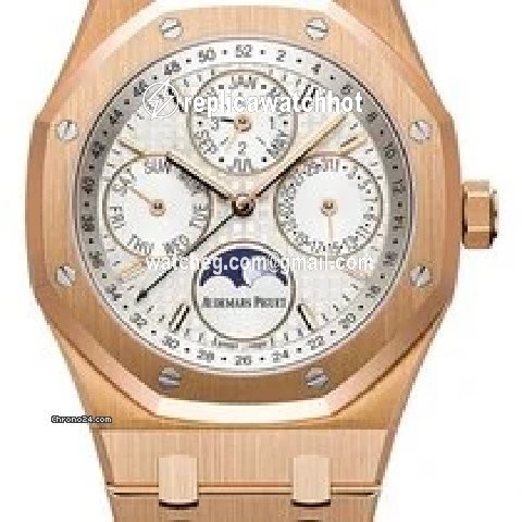 Audemars Piguet Royal Oak Perpetual Calendar Mens watch Unisex Automatic Rose gold 26574OR.OO.1220OR.01