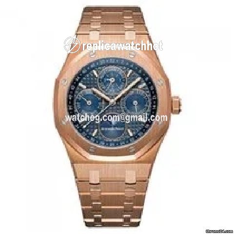 Audemars Piguet Royal Oak Perpetual Calendar Mens watch Unisex Automatic Rose gold 26574OR.OO.1220OR.02