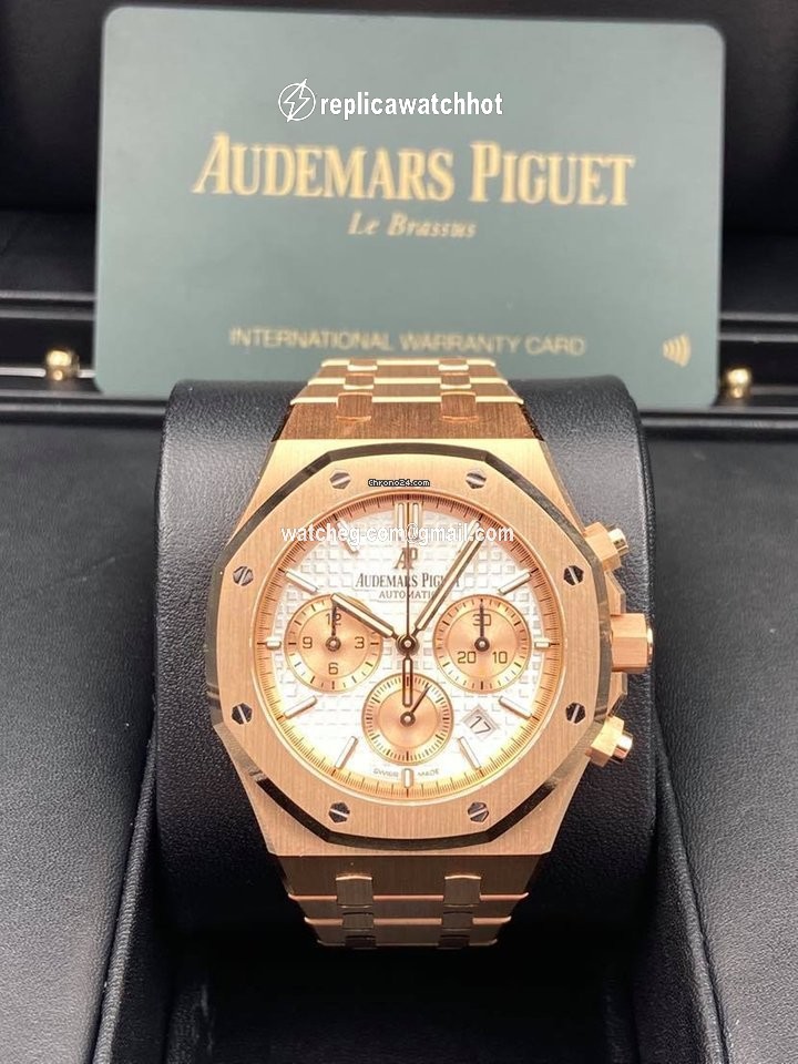 Audemars Piguet Royal Oak Chronograph Mens watch Unisex Automatic Rose gold 26315OR.OO.1256OR.01