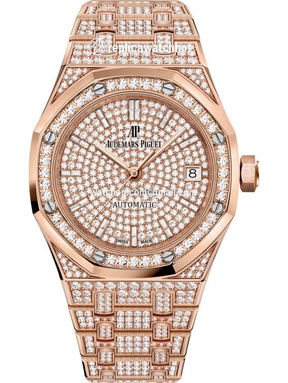 Audemars Piguet Royal Oak Lady Womens watch Automatic Rose gold 15452OR.ZZ.1258OR.02